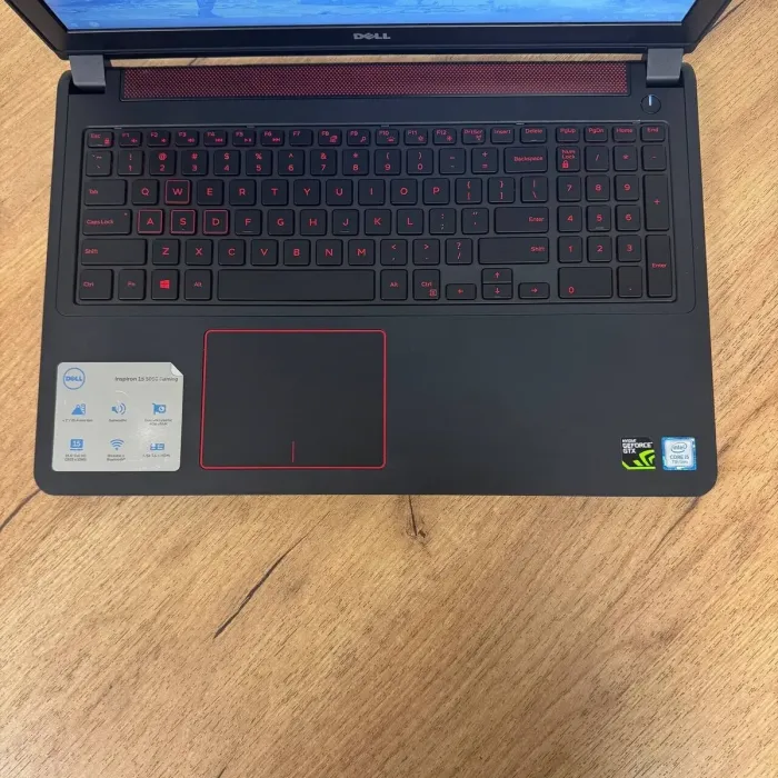 Ігровий ноутбук Б-клас Dell Inspiron 15 5577 / 15.6" (1920x1080) TN / Intel Core i5-7300HQ (4 ядра по 2.5 - 3.5 GHz) / 16 GB DDR4 / 500 GB SSD / nVidia GeForce GTX 1050, 4 GB GDDR5, 128-bit / WebCam б/в - зображення 7