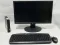 Комплект ПК: HP ProDesk 400 G1 Desktop Mini USFF / Intel Core i3-4160T (2 (4) ядра по 3.1 GHz) / 8 GB DDR3 / 256 GB SSD M.2 / Intel HD Graphics 4400 + Монітор LG Flatron E2211S-BN / 22" (1920x1080) TN / VGA б/в