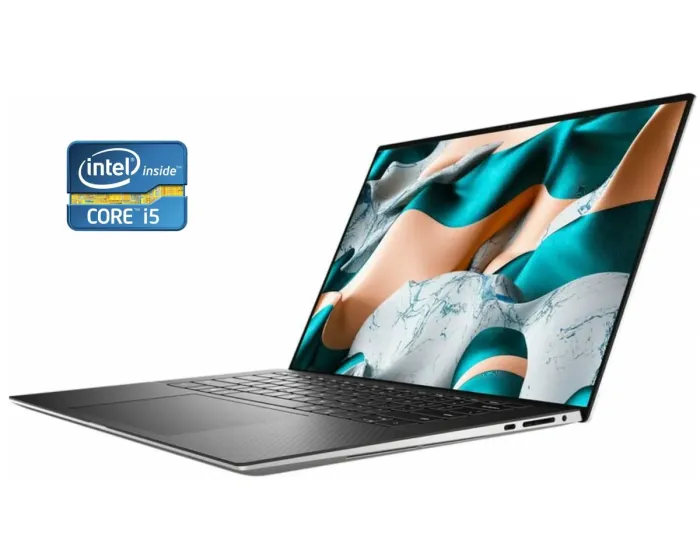 Ноутбук Dell XPS 15 9500 / 15.6" (1920x1080) IPS / Intel Core i5-10300H (4 (8) ядра по 2.5 - 4.5 GHz) / 16 GB DDR4 / 512 GB SSD / Intel UHD Graphics / WebCam / Win 11 Home б/в - зображення 1