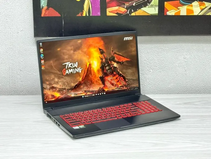 Ігровий ноутбук MSI GF75 Thin / 17.3" (1920x1080) IPS / Intel Core i5-10300H (4 (8) ядра по 2.5 - 4.5 GHz) / 16 GB DDR4 / 512 GB SSD M.2 / nVidia GeForce GTX 1650, 4 GB GDDR6, 128-bit / WebCam б/в - зображення 3