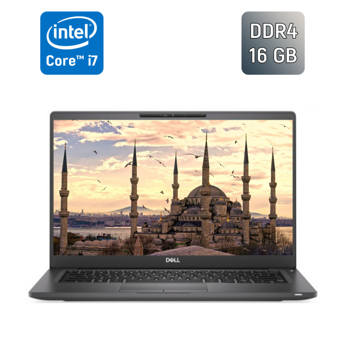 Ультрабук Dell Latitude 7400 / 14" (1920x1080) IPS / Intel Core i5-8365U (4 (8) ядра по 1.6 - 4.1 GHz) / 16 GB DDR4 / 256 GB SSD / Intel UHD Graphics / WebCam / HDMI б/в - изображение 1