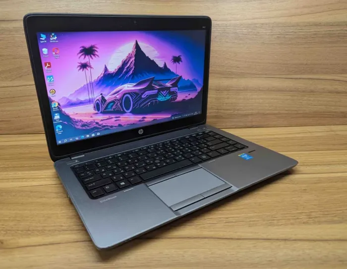 Ноутбук HP EliteBook 840 G1 / 14" (1600x900) TN / Intel Core i7-4600U (2 (4) ядра по 2.1 - 3.3 GHz) / 8 GB DDR3 / 240 GB SSD / Intel HD Graphics 4400 / Fingerprint / WebCam / Windows 10 б/в - зображення 4