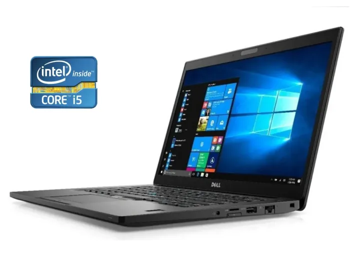 Ультрабук Б-клас Dell Latitude 7480 / 14" (1920x1080) TN / Intel Core i5-7300U (2 (4) ядра по 2.6 - 3.5 GHz) / 8 GB DDR4 / 120 GB SSD / Intel HD Graphics 620 / WebCam / Без АКБ б/в - зображення 1