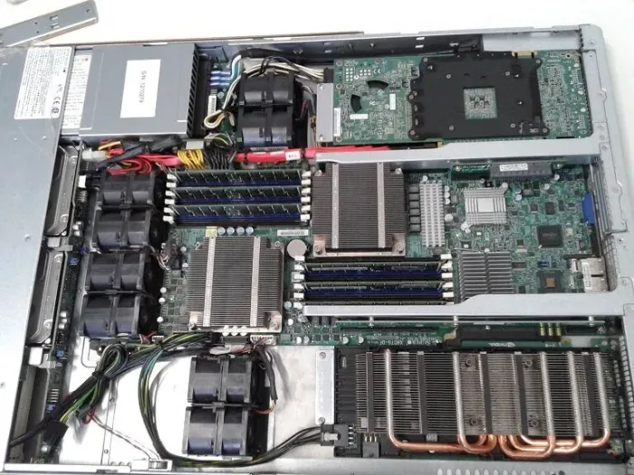 Сервер Supermicro 1U / 2x Intel Xeon X5670 (6 (12) ядер по 2.93 - 3.33 GHz) / 48 GB DDR3 / Без HDD / 2x nVidia Tesla M2090, 6 GB GDDR5, 384-bit / 1400W Gold б/в - зображення 17