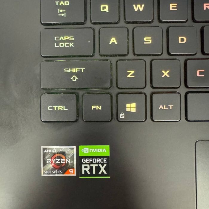 Ігровий ноутбук Б-класу Asus ROG Strix Scar G533QR / 15.6" (1920x1080) IPS / AMD Ryzen 9 5900HX (8 (16) ядер по 3.3 - 4.6 GHz) / 16 GB DDR4 / 512 GB SSD NVMe / nVidia GeForce RTX 3070, 8 GB GDDR6, 256-bit б/в - зображення 8