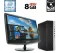 Комплект ПК: HP EliteDesk 800 G3 SFF / Intel Core i5-6500 (4 ядра по 3.2 - 3.6 GHz) / 8 GB DDR4 / 500 GB HDD / Intel HD Graphics 530 + Монітор Samsung SyncMaster 2033SN / 20" (1600x900) TN+film / VGA б/в