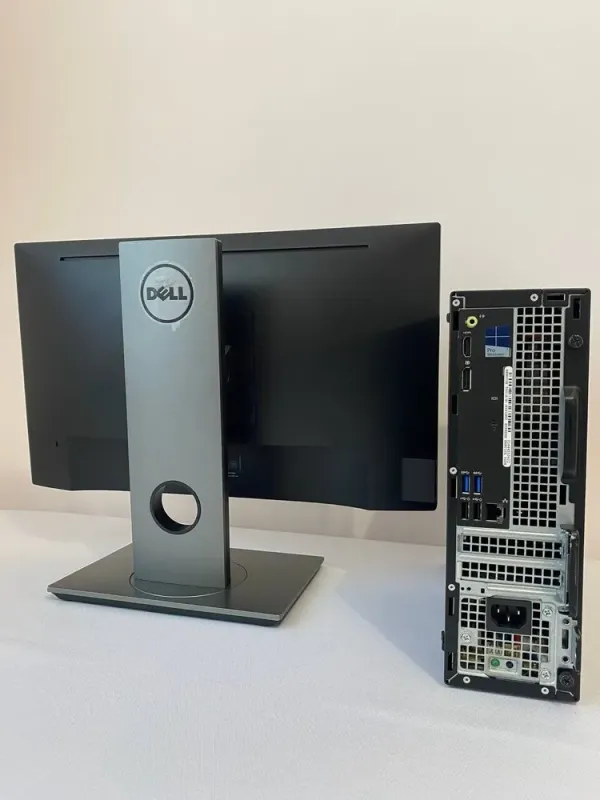 Комплект ПК: комп'ютер Dell OptiPlex 3040 SFF / Intel Core i5-6500 (4 ядра по 3.2 - 3.6 GHz) / 8 GB DDR3 / 500 GB HDD / Intel HD Graphics 530 / DVD-RW + Монітор Dell P2217H / 22" (1920x1080) IPS / USB-Hub, 1x VGA, 1x HDMI, 1x DisplayPort / VESA 100x10 б/в - зображення 3