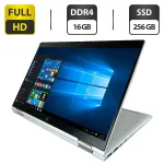 Ультрабук-трансформер Б-клас HP EliteBook x360 1040 G6 / 14" (1920x1080) IPS Touch / Intel Core i7-8665U (4 (8) ядра по 1.9 - 4.8 GHz) / 16 GB DDR4 / 256 GB SSD / Intel UHD Graphics / WebCam / HDMI б/в