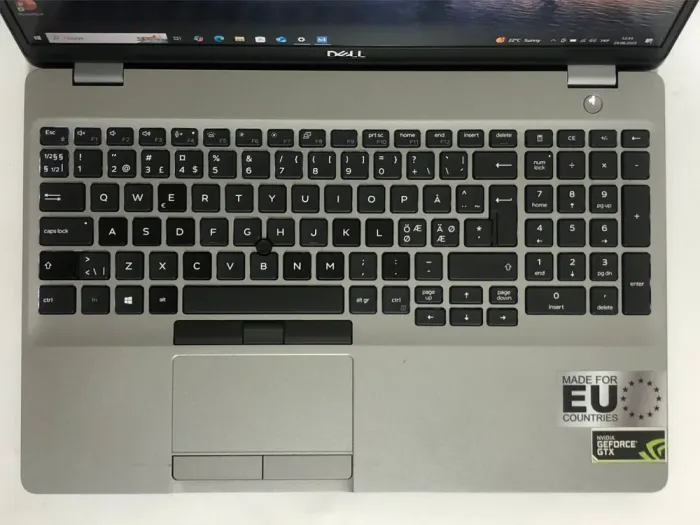 Мобільна робоча станція Б-класу Dell Precision 3551 / 15,6" (1920x1080) IPS / Intel Core i7-10750H (6 (12) ядер по 2.6 - 5.0 GHz) / 32 GB DDR4 / 512 GB SSD NVMe / nVidia Quadro P620, 4 GB GDDR5, 128-bit / WebCam / Win 10 Pro б/в - зображення 10