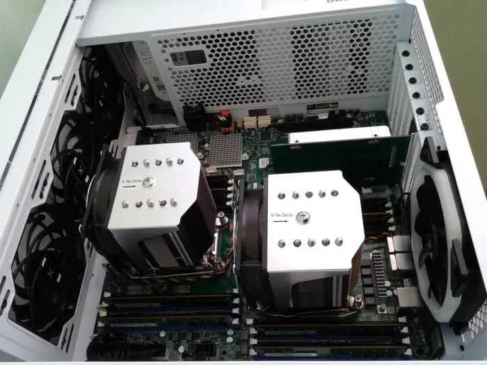 Сервер Vinga Mid Tower / 2x Intel Xeon E5-2680 v4 (14 (28) ядер по 2.4 - 3.3 GHz) / 128 GB DDR4 / 2 TB HDD / 1000W б/в - зображення 35