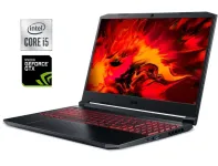 Ігровий ноутбук Б-клас Acer Nitro 5 AN515-55-53AG / 15.6" (1920x1080) TN / Intel Core i5-10300H (4 (8) ядра по 2.5 - 4.5 GHz) / 16 GB DDR4 / 256 GB SSD + 256 GB SSD / nVidia GeForce GTX 1650, 4 GB GDDR6, 128-bit / WebCam / Win 11 б/в