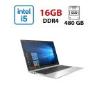 Ультрабук HP EliteBook 840 G7 / 14" (1920x1080) IPS / Intel Core i5-10210U (4 (8) ядра по 1.6 - 4.2 GHz) / 16 GB DDR4 / 480 GB SSD / Intel UHD Graphics / WebCam б/в