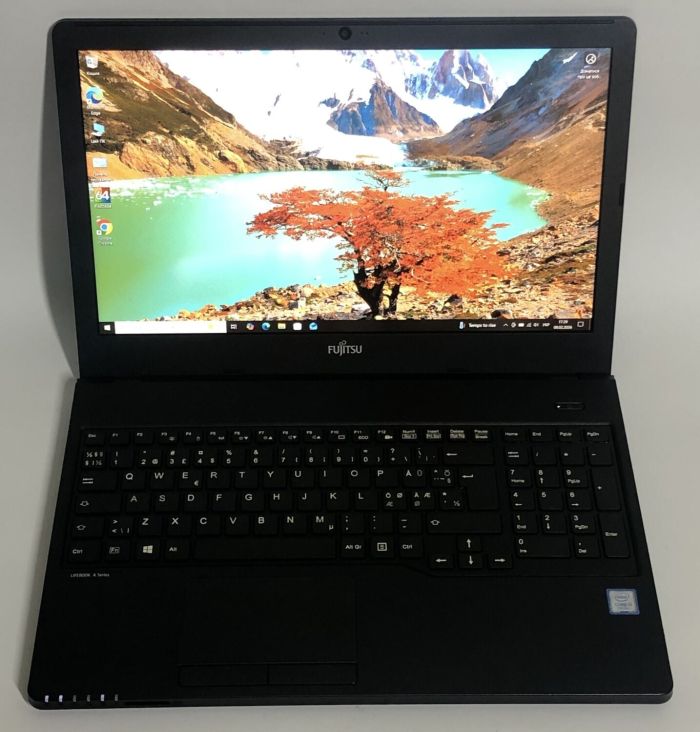 Ноутбук Fujitsu LifeBook A357 / 15.6" (1920x1080) IPS / Intel Core i5-7200U (2 (4) ядра по 2.5 - 3.1 GHz) / 8 GB DDR4 / 128 GB SSD / Intel HD Graphics 620 / WebCam / Win 10 Pro б/в - зображення 2