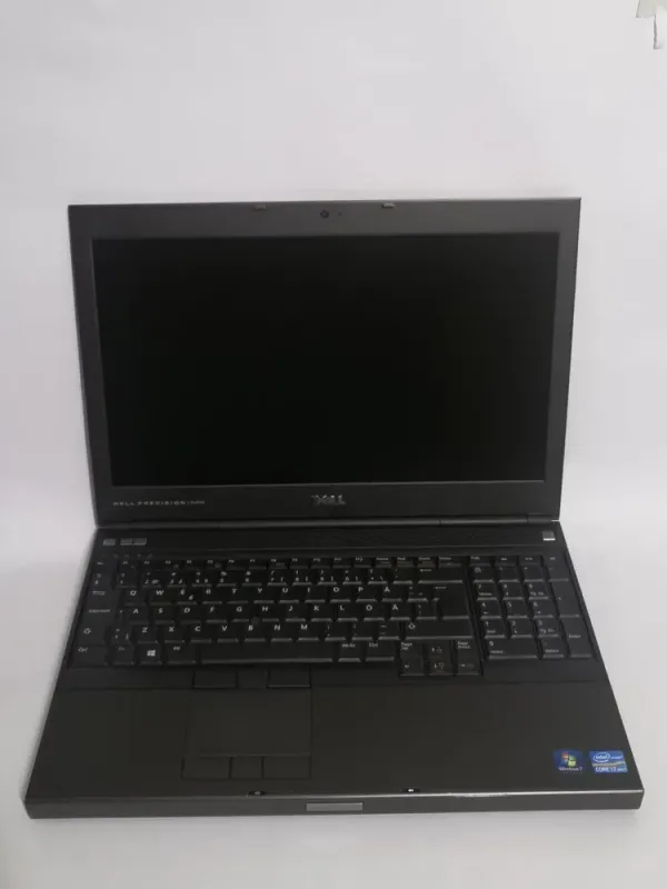 Мобільна робоча станція Dell Precision M4700 / 15.6" (1920x1080) TN / Intel Core i7-3740QM (4 (8) ядра по 2.7 - 3.7 GHz) / 16 GB DDR3 / 256 GB SSD / nVidia Quadro K2000M, 2 GB DDR3, 128-bit / WebCam / Windows 10 Pro б/в - зображення 2