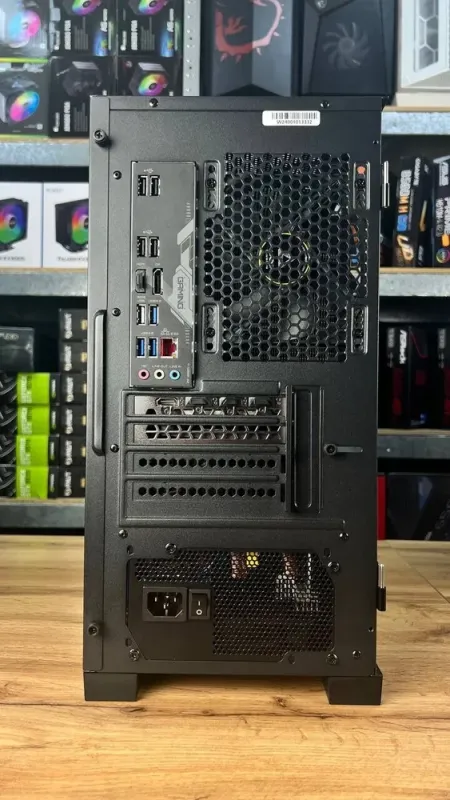 Збірка під замовлення: комп'ютер Montech Air 100 Lite Black Tower / Intel Core i5-13600KF (14 (20) ядер по 2.6 - 5.1 GHz) / 32 GB DDR4 / 1000 GB SSD M.2 / nVidia GeForce RTX 3060, 12 GB GDDR6, 192-bit / 650W - зображення 7