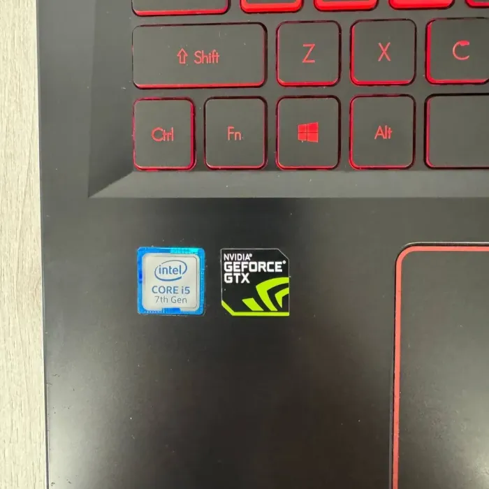 Ігровий ноутбук Б-клас Acer Nitro 5 AN515-51 / 15.6" (1920x1080) IPS / Intel Core i5-7300HQ (4 ядра по 2.5 - 3.5 GHz) / 16 GB DDR4 / 256 GB SSD M.2 / nVidia GeForce GTX 1050, 4 GB GDDR5, 128-bit / WebCam б/в - зображення 8