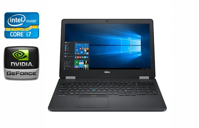 Ігровий ноутбук Б-клас Dell Latitude 5591 / 15.6" (1920x1080) IPS Touch / Intel Core i7-8850H (6 (12) ядер по 2.6 - 4.3 GHz) / 16 GB DDR4 / 512 GB SSD / nVidia GeForce MX130, 2 GB GDDR5, 64-bit / WebCam / Fingerprint б/в - зображення 1