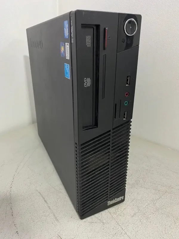 Комп'ютер Lenovo ThinkCentre M72e SFF / Intel Core i5-3470 (4 ядра по 3.2 -3.6 GHz) / 8 GB DDR3 / 250 GB HDD / Intel HD Graphics 2500 / DVD-ROM б/в - зображення 3