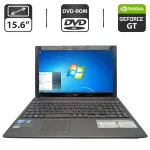 Ноутбук Acer Aspire 5742G / 15.6" (1366x768) TN / Intel Core i5-480M (2 (4) ядра по 2.6 GHz) / 6 GB DDR3 / 500 GB HDD / nVidia GeForce GT 520M, 1 GB GDDR3, 64-bit / WebCam / DVD-ROM б/в
