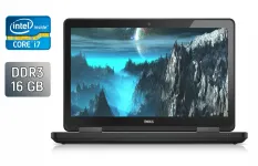 Ноутбук Б-клас Dell Latitude E5540 / 15.6" (1920x1080) IPS / Intel Core i7-4600U (2 (4) ядра по 2.1 - 3.3 GHz) / 16 GB DDR3 / 256 GB SSD / nVidia GeForce GT 720M, 2 GB DDR3, 64-bit / WebCam / TouchID б/в