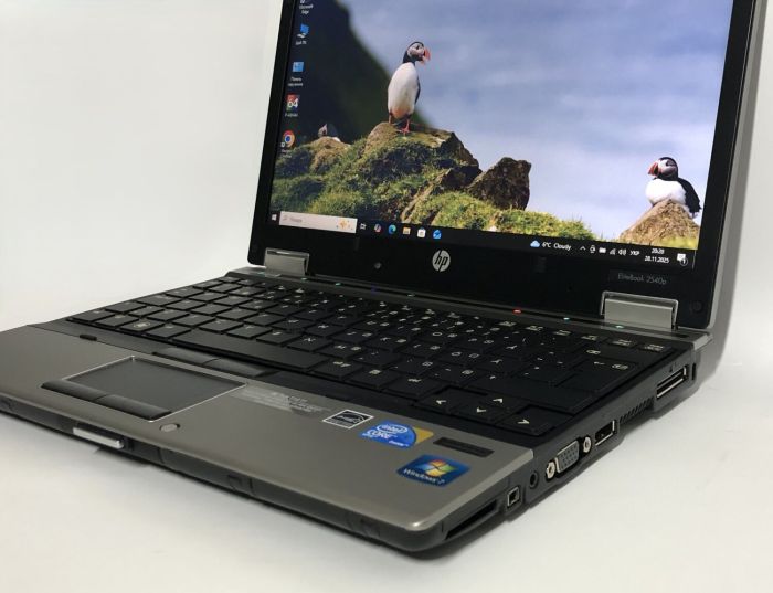 Нетбук Б-клас HP Elitebook 2540p / 12.1" (1280x800) TN / Intel Core i5-540M (2 (4) ядра по 2.53 - 3.06 GHz) / 6 GB DDR3 / 250 GB HDD / Intel HD Graphics / WebCam / Посилена батарея б/в - изображение 9