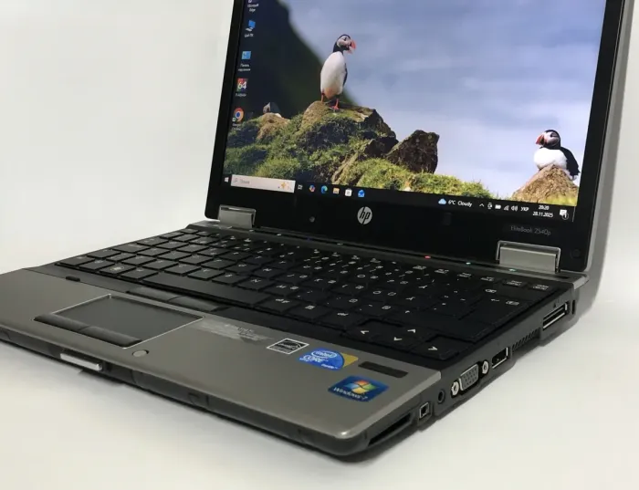 Нетбук Б-клас HP Elitebook 2540p / 12.1" (1280x800) TN / Intel Core i5-540M (2 (4) ядра по 2.53 - 3.06 GHz) / 6 GB DDR3 / 250 GB HDD / Intel HD Graphics / WebCam / Посилена батарея б/в - зображення 9
