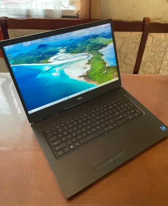 Робоча станція Dell Precision 7760 / 17.3" (1920x1080) IPS / Intel Core i7-11850H (8 (16) ядер по 2.5 - 4.8 GHz) / 64 GB DDR4 / 512 GB SSD+512 GB SSD / nVidia RTX A3000, 6 GB GDDR6, 192-bit / WebCam б/в - зображення 2