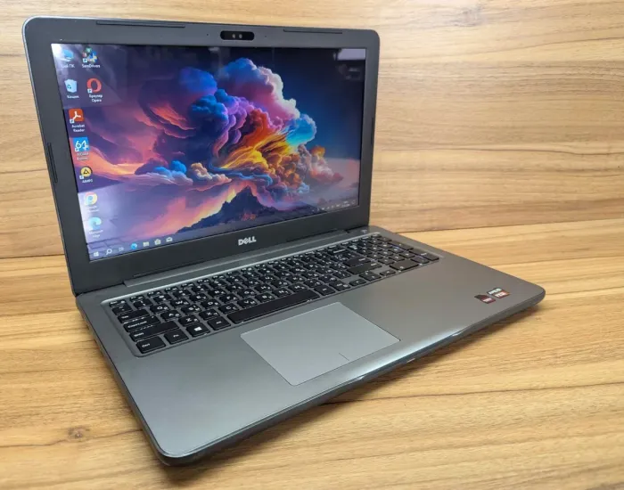 Ноутбук Dell Inspiron 5565 / 15.6" (1366x768) TN / AMD FX-9800P (4 ядра по 2.7 - 3.6 GHz) / 16 GB DDR4 / 480 GB SSD / AMD Radeon R8 M445DX, 4 GB DDR3, 128-bit / WebCam / Windows 10 б/в - зображення 4