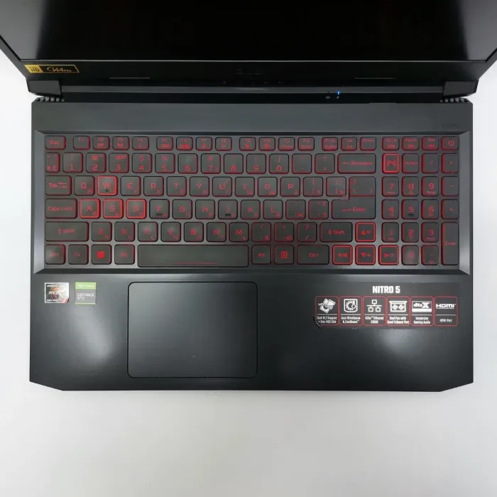 Ігровий ноутбук Acer Nitro 2023 / 15.6" (1920x1080) IPS / AMD Ryzen 5 5600H (6 (12) ядер по 3.0 - 4.2 GHz) / 16 GB DDR4 / 512 GB SSD / nVidia GeForce GTX 1650, 4 GB GDDR6, 128-bit / WebCam б/в - зображення 3