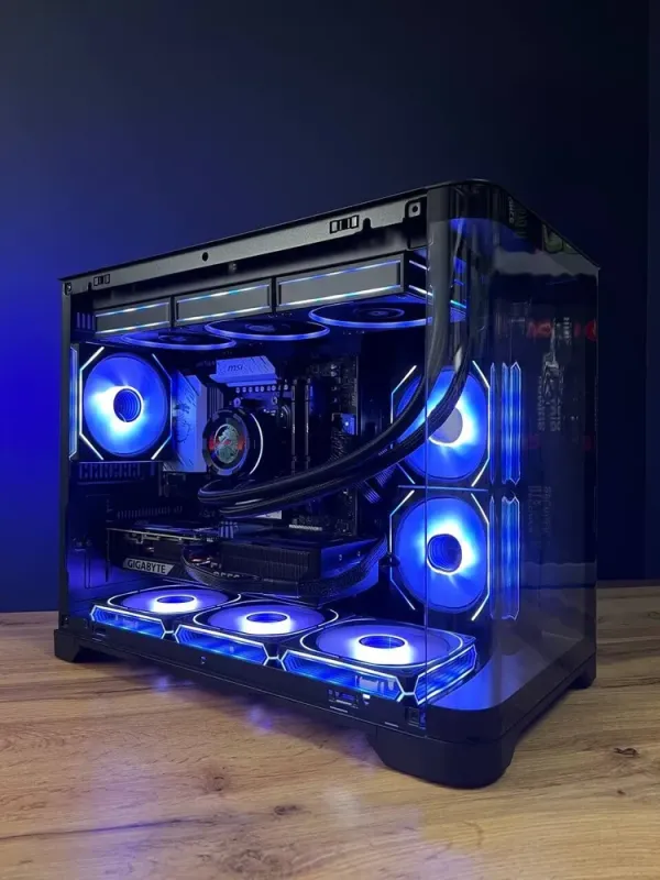 Збірка під замовлення: ігровий ПК GameMax Hype-M Black Tower / AMD Ryzen 7 7800X3D (8 (16) ядер по 4.2 - 5.0 GHz) / 32 GB DDR5 / 1000 GB SSD M.2 / nVidia GeForce RTX 5070, 12 GB GDDR7, 192-bit / 750W - зображення 4