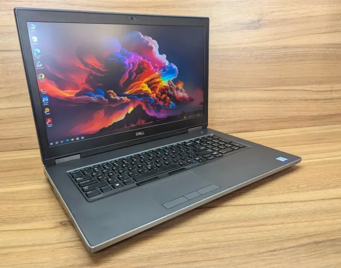 Мобільна робоча станція Dell Precision 7740 / 17.3" (1920x1080) IPS / Intel Xeon E-2276M (6 (12) ядер по 2.8 - 4.7 GHz) / 32 GB DDR4 / 1000 GB SSD / nVidia Quadro RTX 4000, 8 GB GDDR6, 256-bit / HDMI / WebCam / Windows 10 б/в - зображення 4