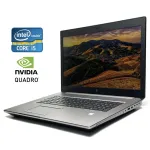 Мобільна робоча станція Б-класу HP ZBook 17 G6 / 17,3" (1920x1080) IPS / Intel Core i5-9400H (4 (8) ядра по 2,5 - 4,3 ГГц) / 16 ГБ DDR4 / 512 ГБ SSD / nVidia Quadro T1000, 4 ГБ GDDR5, 128-біт / WebCam / Win 11 б/в