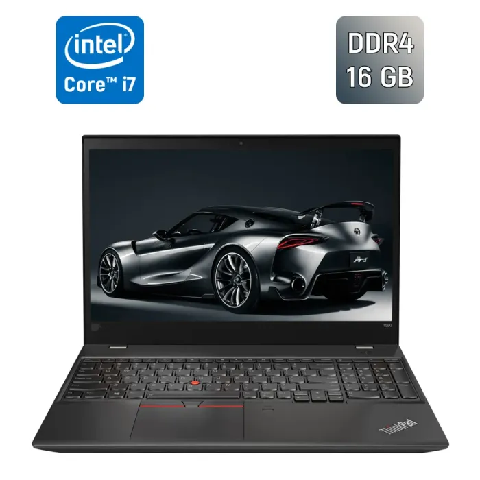Ультрабук Lenovo ThinkPad T580 / 15.6" (1920x1080) IPS / Intel Core i7-8550U (4 (8) ядра по 1.8 - 4.0 GHz) / 16 GB DDR4 / 512 GB SSD / Intel UHD Graphics 620 / WebCam / TouchID / Windows 10 б/в - зображення 1