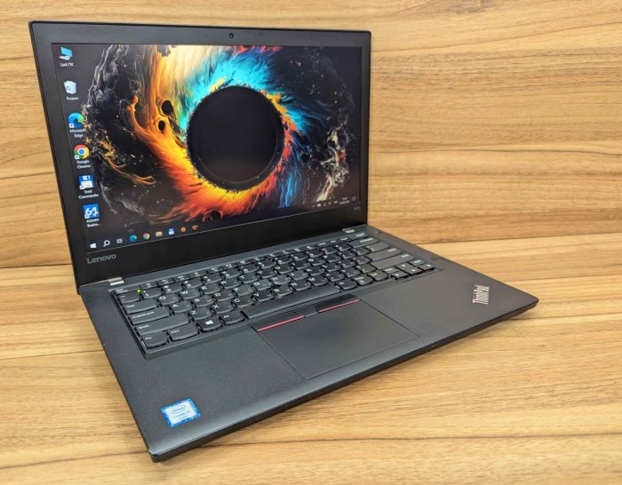 Ультрабук Lenovo ThinkPad T470 / 14" (1920x1080) IPS Touch / Intel Core i7-6500U (2 (4) ядра по 2.5 - 3.1 GHz) / 8 GB DDR4 / 240 GB SSD / Intel HD Graphics 520 / WebCam / TouchID / Windows 10 б/в - зображення 4