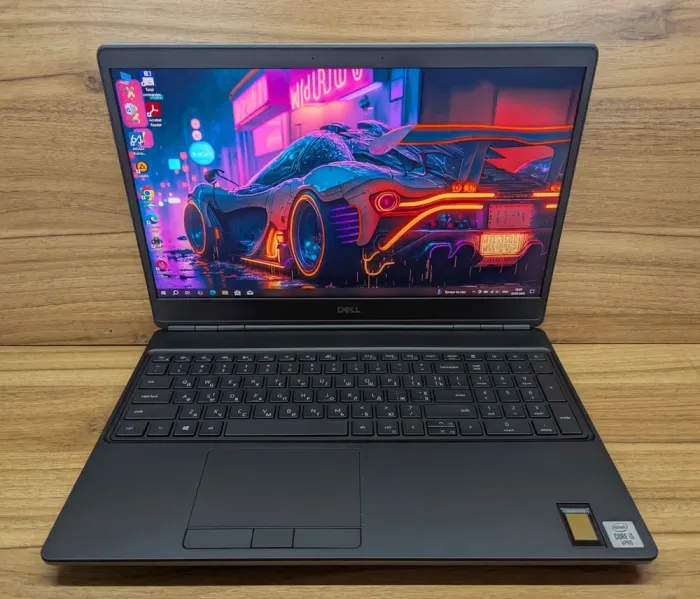 Мобільна робоча станція Dell Precision 7550 / 15.6" (1920x1080) IPS / Intel Core i5-10400H (4 (8) ядра по 2.6 - 4.6 GHz) / 16 GB DDR4 / 512 GB SSD / nVidia Quadro T2000, 4 GB GDDR5, 128-bit / Fingerprint / Windows 10 б/в - зображення 2