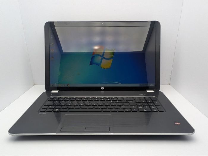 Ноутбук HP Pavillion 17-E / 17.3" (1600x900) TN / AMD A10-5750M (4 ядра по 3.5 GHz) / 8 GB DDR3 / 500 GB HDD / AMD Radeon HD 8670M, 1 GB GDDR3, 64-bit / WebCam / DVD-ROM б/в - зображення 2