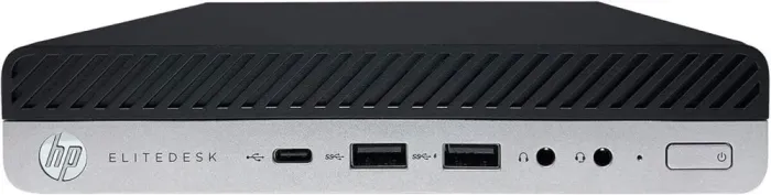 Неттоп HP EliteDesk 800 G4 Desktop Mini USFF / Intel Core i5-8600 (6 ядер по 3.1 - 4.3 GHz) / 8 GB DDR4 / 256 GB SSD NVMe / Intel UHD Graphics 630 б/в - зображення 2