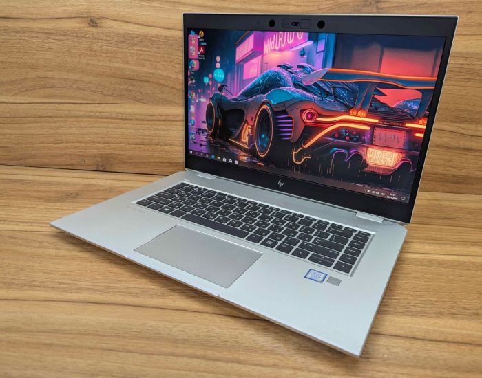 Ігровий ноутбук HP EliteBook 1050 G1 / 15,6" (1920x1080) IPS / Intel Core i7-8850H (6 (12) ядер по 2,6 - 4,3 ГГц) / 32 ГБ DDR4 / 512 ГБ SSD / nVidia GeForce GTX 1050, 4 ГБ GDDR5, 128-біт / Веб-камера / Сканер відбитків пальців / Windows 10 б/в - зображення 5