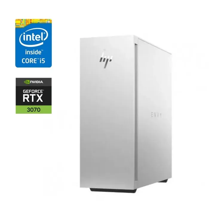 Ігровий ПК HP ENVY Tower / Intel Core i5-12400 (6 (12) ядер по 2.5 - 4.4 GHz) / 32 GB DDR4 / 1000 GB SSD M.2 / nVidia GeForce RTX 3070, 8 GB GDDR6, 256-bit / Windows 11 б/в - зображення 1