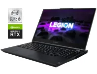 Ігровий ноутбук Lenovo Legion 5 15IMH6 / 15.6" (1920x1080) IPS / Intel Core i5-10500H (6 (12) ядер по 2.5 - 4.5 GHz) / 8 GB DDR4 / 512 GB SSD / nVidia GeForce RTX 3050, 4 GB GDDR6, 128-bit / WebCam б/в