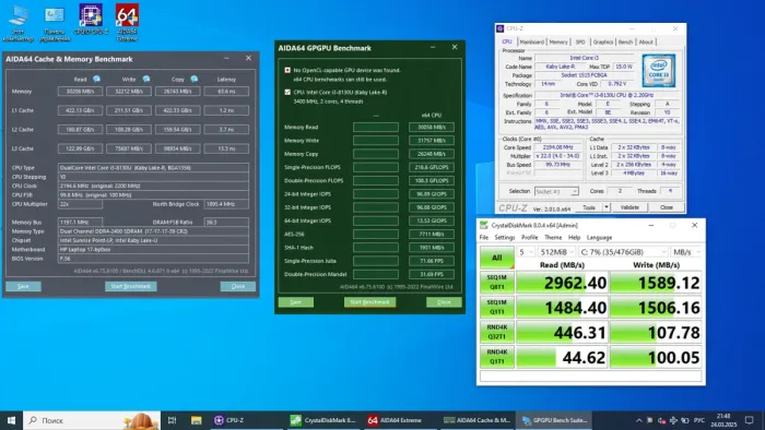 Ноутбук Б-клас HP 17-BY0061CL / 17.3" (1600x900) TN / Intel Core i3-8130U (2 (4) ядра по 2.2 - 3.4 GHz) / 16 GB DDR4 / 512 GB SSD M.2 / Intel UHD Graphics 620 / WebCam / Win 10 Home б/в - зображення 10