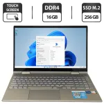 Ноутбук-трансформер HP Envy x360 15m-ed1013dx / 15.6" (1920x1080) IPS Touch / Intel Core i5-1135G7 (4 (8) ядра по 2.4 - 4.2 GHz) / 16 GB DDR4 / 256 GB SSD M.2 / Intel Iris X Graphics / WebCam б/в