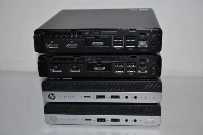 Неттоп HP EliteDesk 800 G3 Desktop Mini USFF / Intel Core i5-6500T (4 ядра по 2.5 - 3.1 GHz) / 12 GB DDR4 / 500 GB SSD / Intel UHD Graphics 630 / Блок живлення б/в - зображення 4