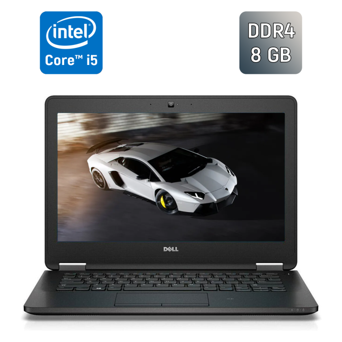 Нетбук Dell Latitude E7270 / 12.5" (1920x1080) IPS / Intel Core i5-6300U (2 (4) ядра по 2.4 - 3.0 GHz) / 8 GB DDR4 / 256 GB SSD / Intel HD Graphics 520 / WebCam / HDMI / Windows 10 б/в - зображення 1