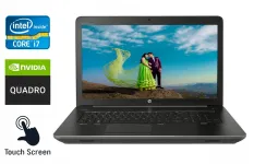 Мобільна робоча станція HP zBook 17 G3 / 17.3" (1920x1080) IPS Touch / Intel Core i7-6700HQ (4 (8) ядра по 2.6 - 3.5 GHz) / 32 GB DDR4 / 256 GB SSD + 500 GB HDD / nVidia Quadro M3000M, 4 GB GDDR5, 256-bit / Fingerprint / WebCam / Windows 10 б/в