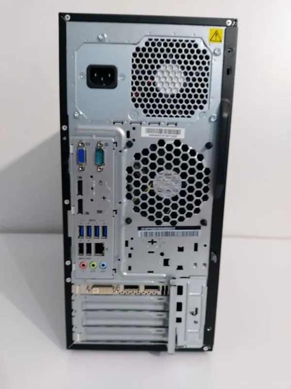 Комплект ПК: Lenovo ThinkCentre M800 Tower / Intel Core i3-6100 (2 (4) ядра по 3.7 GHz) / 16 GB DDR4 / 256 GB SSD + 500 GB HDD / nVidia Quadro K2200, 4 GB GDDR5, 128-bit + Монітор LG 24MB35PM-B / 24" (1920x1080) IPS / VGA  б/в - зображення 5