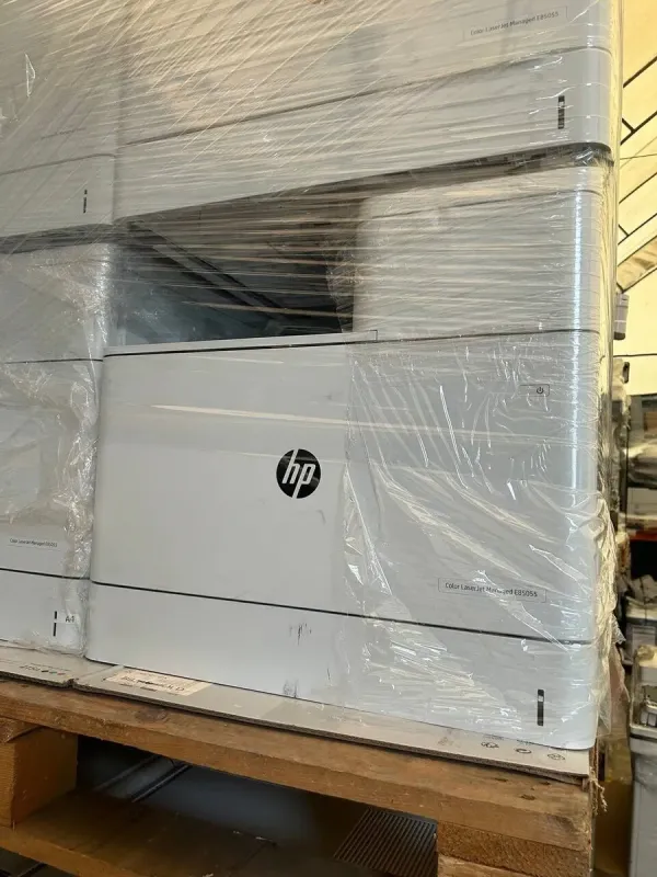 Принтер HP Color LaserJet Managed E85055dn / Лазерная цветная печать / 1200x1200 dpi / A3 / 55 стр/мин / Ethernet, USB 2.0 / Дуплекс б/в - зображення 3