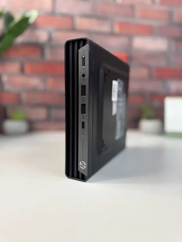 Неттоп HP EliteDesk 800 G6 USFF / Intel Core i5-10500T (6 (12) ядер по 2.3 - 3.8 GHz) / 16 GB DDR4 / 256 GB SSD / Intel UHD Graphics 630 / Блок питания б/в - изображение 4