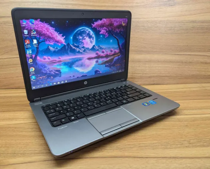 Ноутбук HP ProBook 640 G1 / 14" (1366x768) TN / Intel Core i5-4300M (2 (4) ядра по 2.6 - 3.3 GHz) / 8 GB DDR3 / 240 GB SSD / Intel HD Graphic 4600 / TouchID / WebCam / Windows 10 б/в - зображення 4