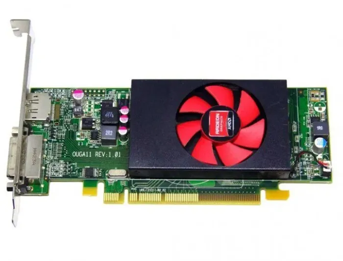 Дискретна відеокарта б/в ATI Radeon R5 240, 1 GB DDR3, 64-bit, GDDR3/DVI/DP - зображення 1